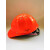 山头林村适用于国标铝合金电工施工安全头帽加厚工地防护头盔四季工程建筑 桔红色