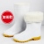EVA白色食品卫生靴加绒食堂厨房工厂专用雨靴防滑耐油高筒棉水鞋 高度30cm左右：白色（牛筋底-加绒款） 46