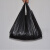 大中黑色塑料袋垃圾袋背心袋方便袋购物打包袋手提袋胶袋批发 45*65亮黑普厚90个