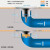 返必克（F&CDRAIN）防臭地漏卫生间通用铜防返水溢枪灰色黑大排量淋浴房方形 镀铬-50TB地漏