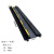 宽选工品 橡胶PVC线槽减速带 道路斜坡缓冲减速带 橡塑小一线1000*220*35mm