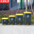 京洲实邦【15L米白色E款】户外环卫带盖垃圾桶ZJ-0035