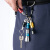 日本VESSEL威威批头座6.35mm电动起子快捷收纳座钥匙扣吊环1/4 三个颜色各一个