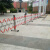 梓萤岔不锈钢伸缩围栏隔离栏学校医院护栏道路户外施工可移动折叠栏栅栏 1.5米高*4米长