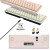 黑峡谷（Hyeku） X1 Pro 三模机械键盘 凯华BOX轴体 支持热插拔 68键PBT透光键帽 白桃西米露 天空蓝轴