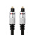 中视讯数字音频线OPTICA方型接口SPDIF7.1声道1-35米定制 黑色发烧级 1米