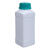 加厚塑料方瓶500ml-1000ml 实验室试剂瓶 塑料瓶化工瓶样品瓶 500ml-乳白色-青色盖