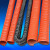 鸣固 ZJ6042耐高温风管 高温硫化管 红色高温矽胶风管 耐温-70℃-+300℃（4米1条）63mm