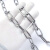 不锈钢晾衣链室外晒衣绳防滑晾衣服铁链子防风神器挂凉衣绳 3毫米粗链条1.5米长+2个弹扣