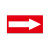 箭头标识贴地面导向牌方向标志牌管道流向指示防水标签不干胶贴纸 紫底白箭头×10张 6x12cm