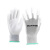 Raxwell涤纶针织PU工作手套,掌浸，尺寸S，10副RW2432