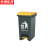 京洲实邦【20L米白色E款】户外环卫带盖垃圾桶ZJ-0035