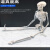 钢骑士 85cm人体骨骼模型 全身骨架人体模型小骷髅教学模型脊椎模型 45CM人体骨骼-无神经款 
