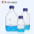 高硼硅流动液相瓶 蓝盖液相瓶 流动液相流动瓶 3孔 500ml  2000m 2000ml
