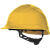 代尔塔102009 PP安全帽透气102009通风款石英工地安全 102008黄色 无透气孔