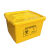 废物周转箱垃圾转运箱黄色加厚20406080100L升 60-80L周转箱袋子100个