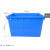 金兽160L塑料水箱外径745*540*445mmGB1006加厚蓝色