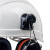 代尔塔 103014 F1马尼库尔防噪音耳罩 工厂劳保安全帽款 黑橙色 1个