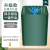 智能垃圾桶自动感应翻盖垃圾分类办公室厨房卫生间垃圾桶 方圆12L标配（按键+感应）白