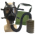 晋广源  05A防毒面具头戴式防尘全面具 面具+导气管+绿包+滤毒罐