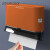 interhasa英特汉莎 擦手纸巾盒 壁挂式卫生间纸巾盒 洗手间抽纸盒免打孔商用 橙色 7D00046
