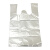 飞尔（FLYER）白色透明塑料袋 一次性手提背心包装袋 马甲袋子【26×42cm 100个/包】