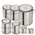 加厚调漆罐油漆桶铁小铁罐乳胶漆桶留样桶带盖密封铁皮桶0.3-20L 1L