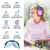 头戴式儿童耳机有线带麦克风男女生儿童听力学习在线网课保护舒适 蓝色