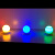 蓓尔蓝 DS0160 LED彩色小灯泡e27螺口圣诞灯泡g45跑马灯泡 3w粉色3个