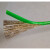 包塑钢丝绳加粗晾衣绳晒被绳户外遮阳网葡萄架猕猴桃百香果专用绳 绿色4mm直径--50米送4个锁扣