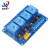 适用于1/2/4/6/8路电磁继电器模块高低电平触发PLC控制板模组3v5v12v24v 4路 3．3V
