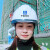 曌月中国建筑安全帽用工地高端工程头盔国标白色工作帽领导定制lo 红色中国建筑铁徽章