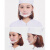 定适用餐饮透明口罩酒店厨师专用pet塑料面屏微笑防唾沫口水面罩 20只