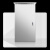 室外不锈钢网络机柜交换柜1.2米户外防水弱电箱12U6U9U设备机柜 乳白色 不锈钢本色 700x600x450cm