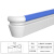 幕山络 PVC塑料扶手医院养老院走廊防滑防撞栏杆铝合金靠墙扶手 铝材厚1.4mm 上缘色带一米	