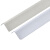 护角条 墙护角PVC护墙角保护条粘贴免打孔客厅墙护角防撞条阳角线 36mm白色细纹 0.8m