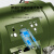 雷公王CR-87军绿色大功率手持喊话器喇叭扩音器扬声器录音240秒大功率宣传USB插卡高音喇叭 官方标配+2600毫安锂电池