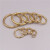 萌依儿（Mengyier）定制铜无缝铜环圆环实心铜圈包配件黄铜无缝圆圈 内径30mm