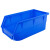 冰禹 BYL-131 背挂式零件盒 斜口塑料盒元件盒 五金工具盒物料盒 3号 190*105*75mm 红