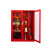 微型消防站器材工具柜全套微形消防柜97消防器材工地柜建筑柜室外 粉红色 8人豪华套餐