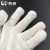 畅睿（changrui） CR0101003 线手套绿边高品质棉纱手套细纱加密耐磨工作劳保手套 白色 均码 12付 现货