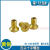 黄铜十字沉头螺丝M2.5M4 平头机牙机丝 十字槽铜螺钉 金色螺栓 M2.5*10--金色 1个