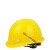 江固玻璃钢安全帽适用工地施工建筑工程领导加厚透气定制印字国标男头 经济型黄色内衬