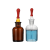 玻璃滴瓶 牙科药水滴药瓶 滴瓶头管 透明分装精油瓶 化学实验室用 棕滴瓶30ml一套送胶帽