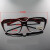 电焊眼镜焊工专用防打眼护目二保焊透明烧强光墨镜护眼男士紫外线 白架防紫外线镜片