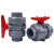 寻程 CPVC双活接球阀 工业化工水管活接水阀 塑料由令阀门PVC管开关 单位：个 DN20（3/4）美标 
