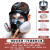 LISM防毒面具全面罩全脸喷漆专用放毒氧气面罩防尘口罩防护罩喷塑化工 硅胶防雾面具主体+7号防尘毒