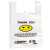 海斯迪克 HKY-7 塑料袋 透明手提塑料袋背心食品方便购物打包装笑脸袋子 32*50cm（100个）