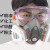 普达 过滤式防毒面具防硫化氢化工有毒气体粉尘 410半面罩+8号滤盒七件套
