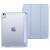 适用iPad保护壳2022苹果air5保护套air4防弯硬壳2021pro带笔槽 透明后壳白冰色 iPadAir5(10.9英寸)
